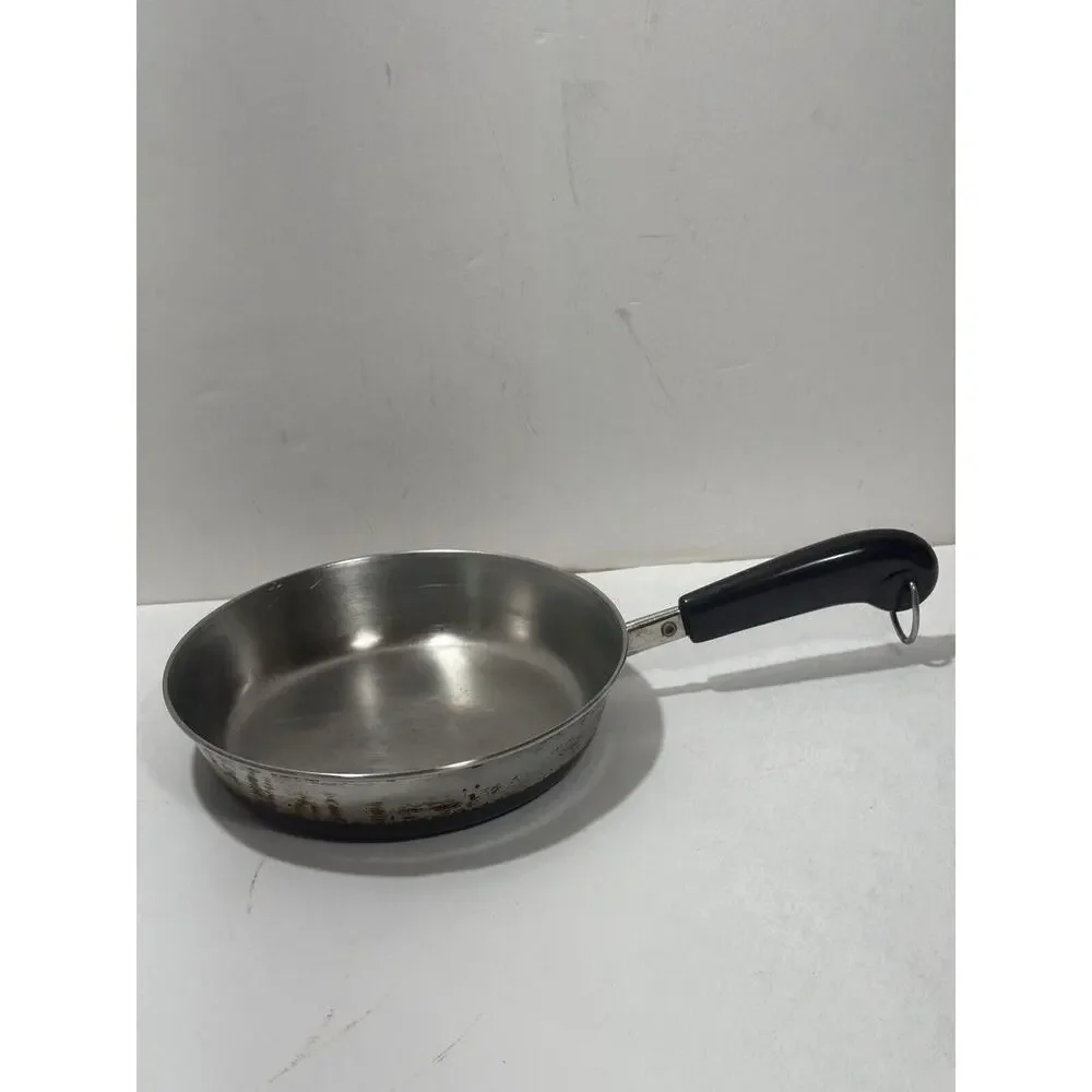 Vintage Revere Ware Copper Clad‎ 8